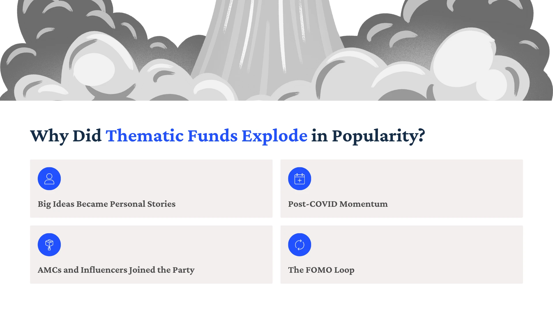 Why Did Thematic Funds Explode in Popularity — big ideas, post-COVID momentum, AMCs and influencers, and the FOMO loop
